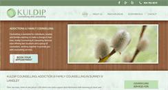 Desktop Screenshot of kuldipcounselling.com