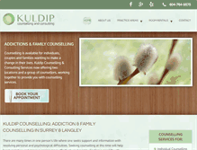 Tablet Screenshot of kuldipcounselling.com